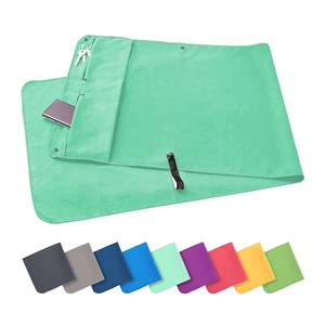 Asciugamano da Palestra in Microfibra Personalizzabile per Adulti <span class=keywords><strong>con</strong></span> Cappuccio e Tasca <span class=keywords><strong>con</strong></span> Cerniera, Motivo Sportivo Intrecciato - Product Image 1