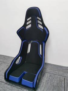Asiento Deportivo de Fibra de Carbono para Podium Cf <span class=keywords><strong>Recaro</strong></span>, Tapizado en Tela Naranja, Servicio Personalizado Completo para <span class=keywords><strong>Renault</strong></span> Megane - Product Image 3