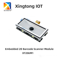 Fabricante Chino de Módulo de Escáner de Código de Barras Integrado Delgado con Adhesivo, Lector de Códigos QR para Instalación en Panel de Kiosco XT206M1
