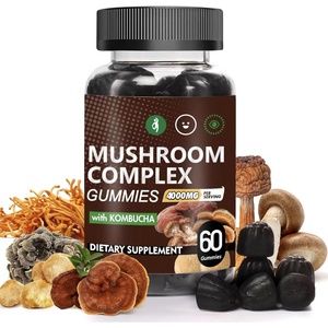 Suplemento Nootrópico Personalizado para Estimular el Cerebro, 4000mg, Extracto de <span class=keywords><strong>Kombucha</strong></span> y Melena de León, Cápsulas Veganas de Hongos, para la Memoria y el Sueño en Adultos - Product Image 1
