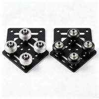 Pelat Gantry V-Slot 20mm Aluminium 6063-T6 Tebal 3mm untuk Printer 3D CNC OpenBuilds