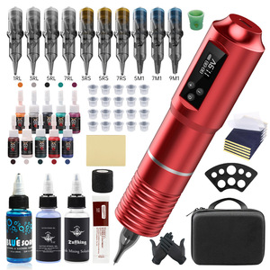Hot Selling Wireless <b>Rotary</b> Tattoo <b>Machine</b> Kit Complete Set with Battery and Needles for Body Art Professional Use - Product Image 3