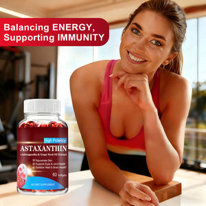 بيع بالجملة OEM Astaxanthin Softgels مع خلاصة زيت أشواغاندا وبذور عشبية للعين والمفاصل وصحة الدورة الدموية الداخلية - Product Image 4