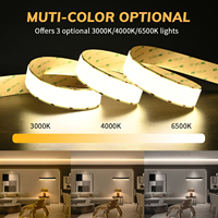 Bande lumineuse LED COB COXO ultra large 30 mm, haute puissance lumineuse, double densité de cuivre, certifiée UL CE ROHS pour projets commerciaux