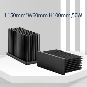 30 Wát Chiều Dài Chiều Rộng 150*60 Mét Và Chiều Cao 100 Mét Đen Anodizing Hình Chữ Nhật Led Ánh Sáng Nhôm Pin Fin Rèn Tản Nhiệt - Product Image 2