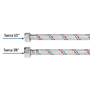 Scatola di 12 tubi per WC, alluminio, 1-2x7-8, 35 cm, di base - Product Image 4
