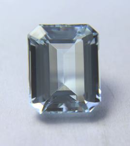 Piedra preciosa suelta facetada Octágono aguamarina azul natural de 4,30 quilates (11x9x6 MM) Gemas Anabiya de África - Product Image 5