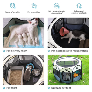 Parc <span class=keywords><strong>de</strong></span> jeu portable <span class=keywords><strong>pour</strong></span> animaux <span class=keywords><strong>de</strong></span> compagnie, parc <span class=keywords><strong>de</strong></span> jeu <span class=keywords><strong>pour</strong></span> <span class=keywords><strong>chien</strong></span>, parc d'exercice pliable <span class=keywords><strong>pour</strong></span> animaux <span class=keywords><strong>de</strong></span> compagnie, tentes, niche <span class=keywords><strong>pour</strong></span> <span class=keywords><strong>chien</strong></span>, aire <span class=keywords><strong>de</strong></span> <span class=keywords><strong>jeux</strong></span> <span class=keywords><strong>pour</strong></span> chiot, chat, voyage, camping - Product Image 6