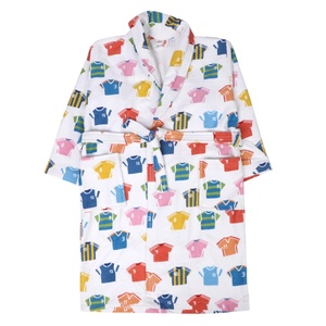 Vente en gros peignoir <span class=keywords><strong>personnalisé</strong></span> en microfibre imprimé peignoir unisexe en tissu éponge peignoir - Product Image 5