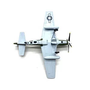 Modèle d'<span class=keywords><strong>avion</strong></span> de chasse P-51 Mustang de la Seconde Guerre mondiale à l'échelle 1/72, pour collection, cadeaux pour garçons. - Product Image 4