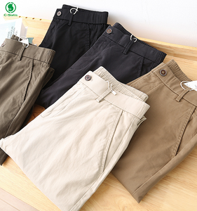 Fornitura diretta dalla fabbrica vita elastica nuovo stile cotone tinta unita pantaloni da uomo/nuovo arrivo Logo personalizzato pantaloni da uomo - Product Image 4