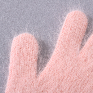 Mitaines chaudes d'extérieur pour <span class=keywords><strong>femme</strong></span> Jxwatcher, automne-hiver, couleur unie, en peluche, en cachemire, en laine tricotée, gants tricotés pour <span class=keywords><strong>femme</strong></span> - Product Image 5