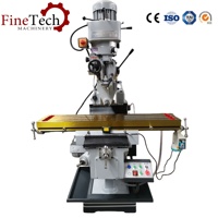 Fresadora Universal X6325 con Torreta, Cuerpo de Hierro Fundido, Fresadora Manual para Metal, Perforación, Roscado, Alimentación Asistida DRO X/Y/Z