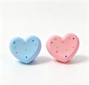 Clip diffuseur de parfum pour grille d'aération de <span class=keywords><strong>voiture</strong></span>, motif cœur à pois colorés, ornement romantique pour <span class=keywords><strong>couple</strong></span>, accessoire de <span class=keywords><strong>voiture</strong></span> - Product Image 1