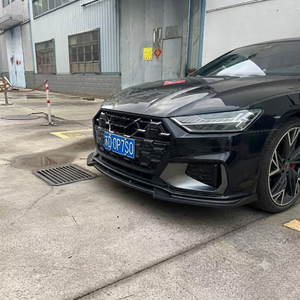 Divisor de Parachoques Delantero PNB de <span class=keywords><strong>3</strong></span> Piezas en Negro Brillante, Extensión de Spoiler para <span class=keywords><strong>Audi</strong></span> A7 S7 C8 2019 2020 2021 2022 2023 2024 2025 - Product Image 5