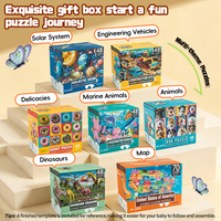 Jeu de puzzle personnalisé de 48 pièces, jouet éducatif de dessin animé pour adultes et enfants, vente en gros