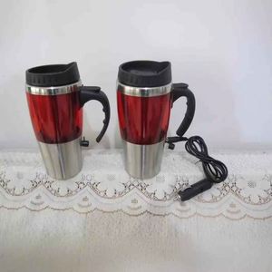 Stainless Steel Travel Tumbler Red Double Wall Vacuum Insulated With Lid For <b>Hot</b> Cold Drinks - Product Image 4