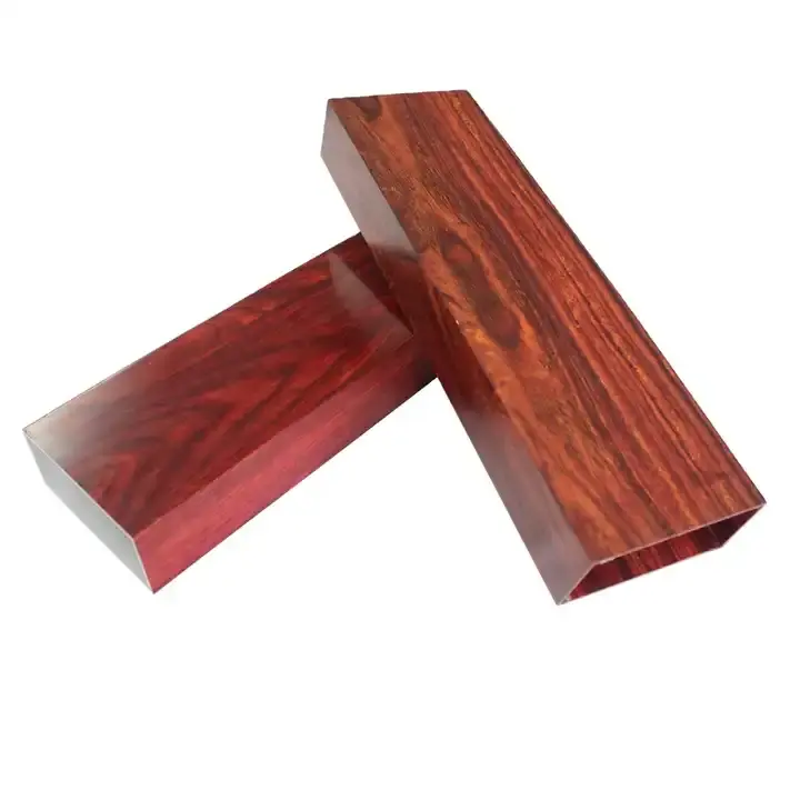Тепловая полая трубка, алюминиевый деревянный профиль, деревянная алюминиевая прямоугольная трубка