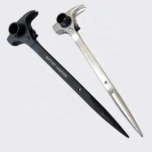 High quality overall forging blackening claw hammer socket ratchet wrench nail remover pry bar