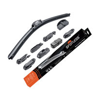 Fournisseurs de gros Essuie-glaces de pare-brise SPOTLESS Multi-fit Flat Windshield Wiper Car Wiper Blade pour audi A4