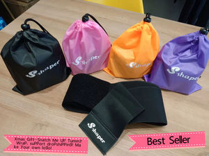 Banda recortadora de cintura transpirable para adelgazar y sudar, cinturón abdominal de control firme, entrenador de cintura, envoltura recortadora - Product Image 3