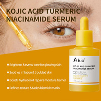 Sérum éclaircissant à l'acide kojique, au curcuma et à la niacinamide, soin anti-taches brunes et anti-acné pour le visage