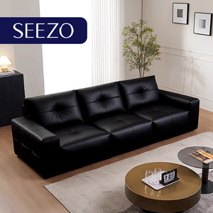 2025 Custom Modern Design 3-zits Luxe Lederen <span class=keywords><strong>Sofa</strong></span> Hot Voor Hotel Lobby Voor Appartement & Huis Woonkamer Meubels - Product Image 3