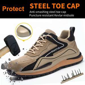 Scarpe Antinfortunistiche con Punta in Acciaio all'Ingrosso, Leggere e Comode per Saldatura e Lavoro, Antiurto per Uomo - Product Image 2