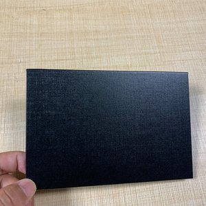 Caja de cartón de metal mate para tarjetas de crédito, caja de tarjeta de regalo personalizada, de un solo orificio, para tarjeta de membresía de regalo - Product Image 3
