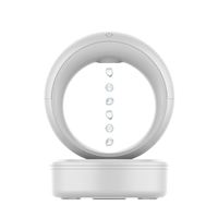 Diffuseur d'arômes à gouttes d'eau anti-gravité de conception nouvelle, forme ronde, humidificateur d'air anti-gravité, diffuseur anti-gravité