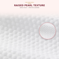Serviettes faciales jetables écologiques, 60 unités, lingettes sèches douces pour le visage, multi-usages, soin de la peau, démaquillant, 20cm*20cm