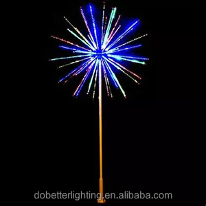 H:3m coloré électrique extérieur étanche décoration 3d Led noël météore animé feux d'artifice lumière - Product Image 5
