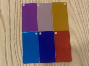 Blue Mirror Acrylic <b>Sheet</b> Electroplated Mirrored <b>Plastic</b> Cutting 3mm Thick 1220x2440mm Size Vibrant Color Laser Material for - Product Image 4