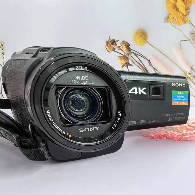 90% New Sonys 4K Camera FDR-AXP35 8MP 21x-40x Optical Zoom WIFI Supported Wedding Shooting