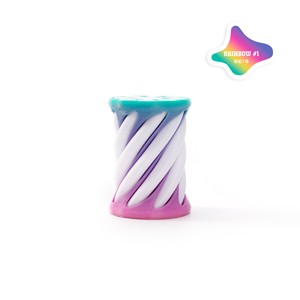 Feeron 3D Printed Spiral Fidget Toys Assorted Geometric Shapes Colorful Stress Relief Lightweight <b>Desk</b> Mini Vortex Cones - Product Image 6