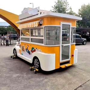 Camion de restauration mobile avec fenêtre de service, cuisine complète, logos personnalisés, pour pizza, pâtisserie et présentation de produits. - Product Image 3