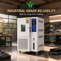 Chambre d'essai climatique programmable à température et humidité constantes, haute précision 1%, contrôleur à écran tactile, protection IP65 pour tests automatiques
