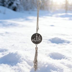 Ornement de voiture musulman arabe du Moyen-Orient, pendentif <span class=keywords><strong>Allah</strong></span> Muhammad entièrement en strass - Product Image 5