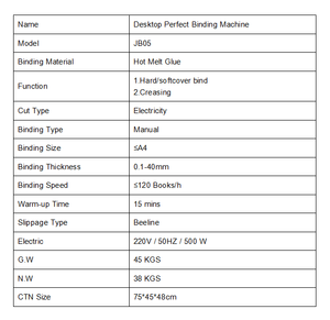 Relieur <span class=keywords><strong>de</strong></span> livres sans fil TB05, direct usine, parfait pour la <span class=keywords><strong>reliure</strong></span> A4 avec machine à plier, idéal pour les imprimeries - Product Image 2