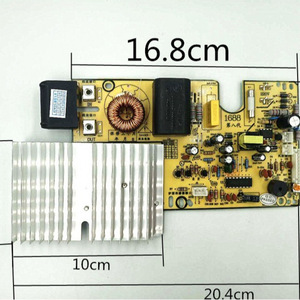 Placa de circuito universal para cocina de inducción, placa base de reparación de alta potencia con panel de control y disipador de calor para estufa eléctrica - Product Image 3