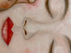 Gustav Klimt riproduzione "il bacio" dipinto a mano olio foglia d'oro su tela pittura murale - Product Image 4