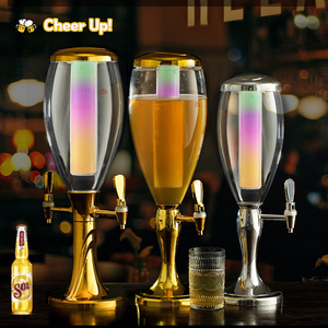 Distributeur portable <span class=keywords><strong>de</strong></span> vin et <span class=keywords><strong>de</strong></span> <span class=keywords><strong>bière</strong></span> pression, 3 <span class=keywords><strong>litres</strong></span>, refroidi par glace, système à 2 robinets, en plastique <span class=keywords><strong>de</strong></span> qualité alimentaire pour les réunions <span class=keywords><strong>de</strong></span> famille - Product Image 5