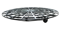 Table tournante de voiture d'une capacité de 3000kg, plate-forme rotative télécommandée, diamètre de 4 à 6m, acier/aluminium, applications de salon automobile de garage