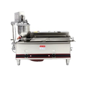 Nouvelle machine à beignets automatique professionnelle à <span class=keywords><strong>gaz</strong></span> en acier inoxydable, <span class=keywords><strong>friteuse</strong></span> à bretzels chauffée au <span class=keywords><strong>gaz</strong></span>, garantie 1 an - Product Image 1