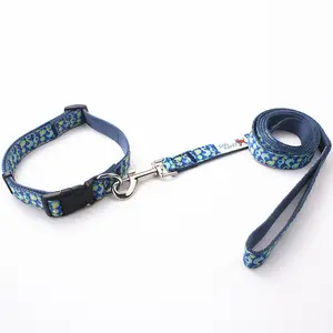 2024 Innovative Paisley Pet Accessories Pitbull Dog Collar Leash Products For Import Custom Design Dog Collars And Leash Set