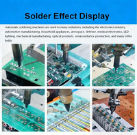 Robot de soudage visuel à double axe Y avec écran vidéo, équipement de soudage automatique pour l'électronique et les appareils ménagers