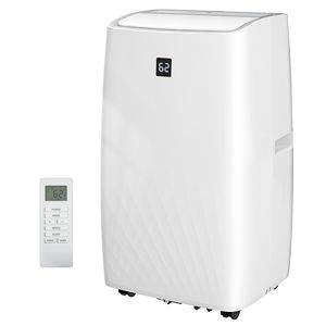 12000 BTU Portable Air Conditioner with Cool Dehumidifier Fan 24H <b>Timer</b> UK & EU <b>Plug</b> for Rooms & Cars Window Kit Included - Product Image 1