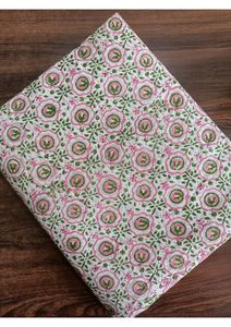 Tissu en coton 100 % biologique imprimé à la main à Jaipur (Inde), technique de tissage peigné, pour vêtements, sacs et confection de robes, vente en gros - Product Image 4