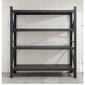 Étagère d'entrepôt modulaire en acier léger à 5 niveaux pour <span class=keywords><strong>le</strong></span> stockage d'inventaire en arrière-cour - Product Image 5