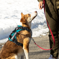 Service tactique réglable Respirant Mesh Réfléchissant Doux Oxford Chien Harnais Fabricants